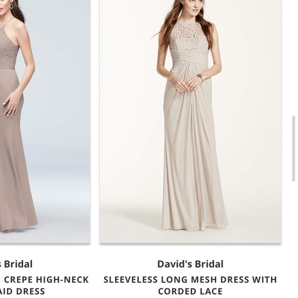 Black David’s Bridal Bridesmaid Gown - Picture 6 of 6